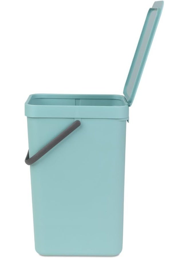 brabantia سلة قمامة برابانتيا فرز وإذهب، 16 لتر - نعناع  - Image 5