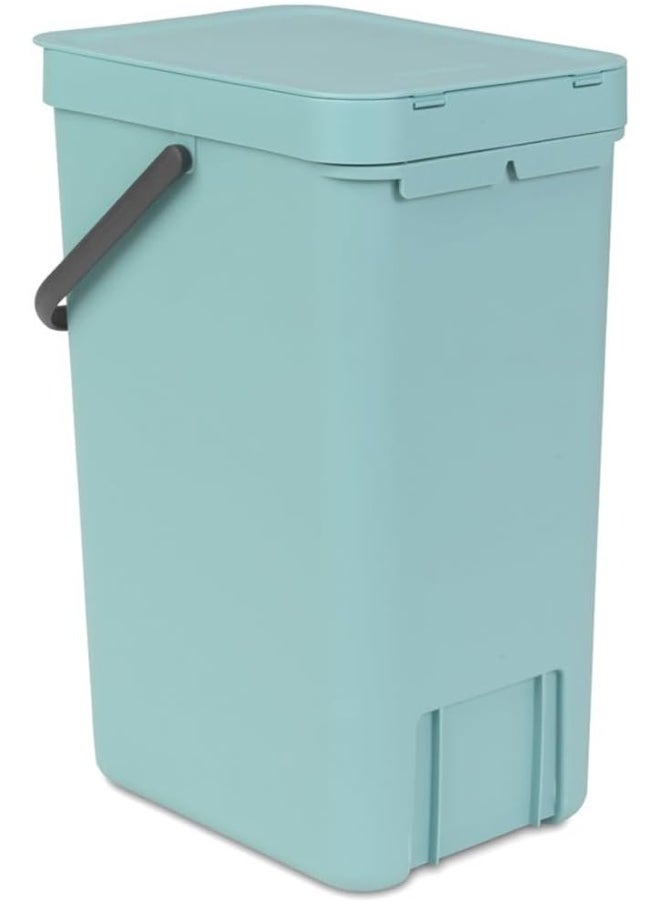 BRABANTIA Sort & Go Waste Bin, 16 litre - Mint - pzsku/Z9752531D70C13D4D6C98Z/45/_/1732205155/2814a6ef-b7fc-4cf8-aacb-ecff8456bb4a