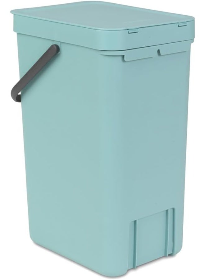 brabantia سلة قمامة برابانتيا فرز وإذهب، 16 لتر - نعناع  - Image 4