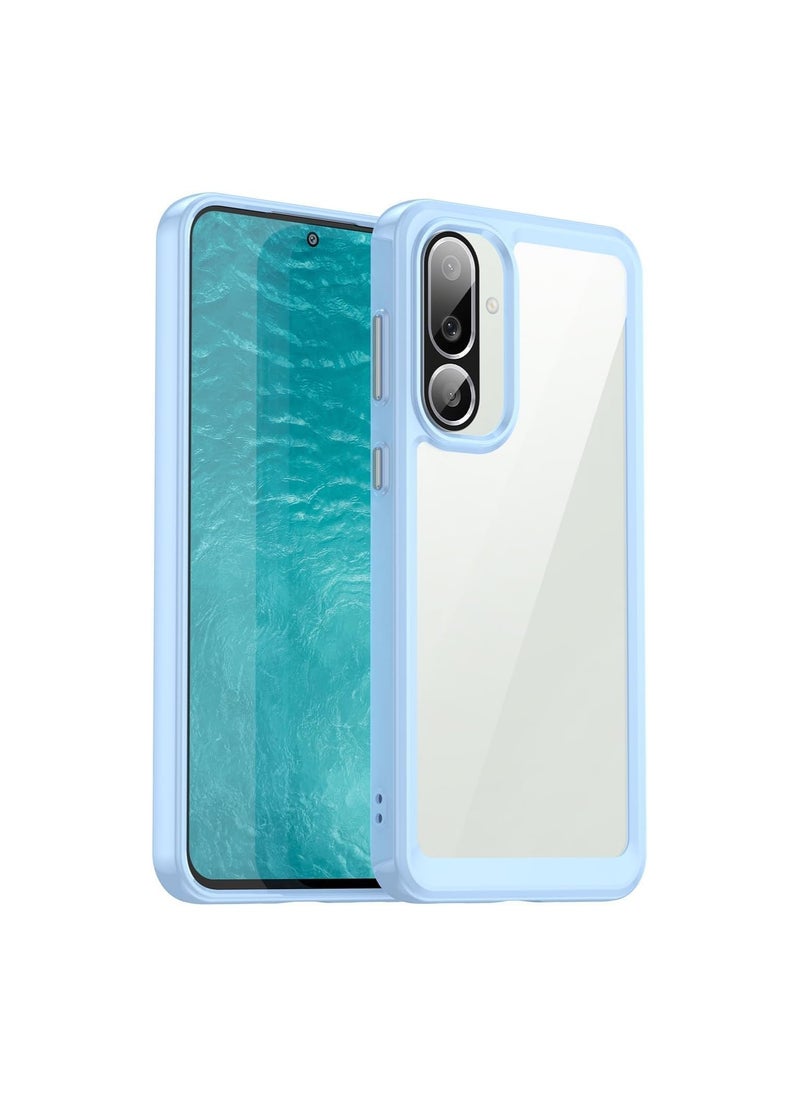 General Clear Case Compatible with Samsung Galaxy M56/F56 5G, Hard Acrylic Clear Back Cover Soft TPU Edge Thickened Drop and Shock Resistant Back Cover 