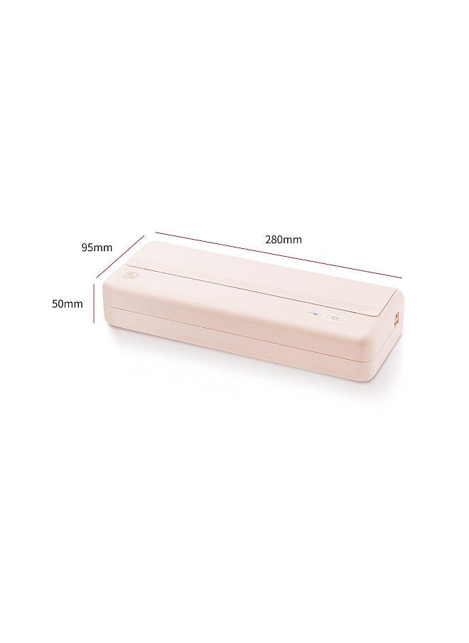 HPRT - طابعة ورقية محمولة MT810 A4 طباعة حرارية لاسلكية BT Connect متوافقة مع طابعة الصور المحمولة iOS وAndroid تدعم 210 مم/110 مم مع لفة ورق حرارية مقاس A4 - Image 1