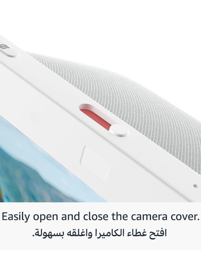 شاشة لمس ذكية عالية الدقة من الجيل الثالث من Echo Show 8 مع مكبر صوت ذكي للصوت المكاني - Image 4