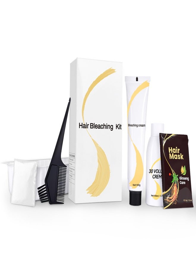 JUANCHI Gentle Cream Hair Bleach Kit, Ammonia-Free Bleach for Hair with Developer, Lifts Up to 8 Levels, No-Drip Hair Lightening Kit for Home Use - Image 1