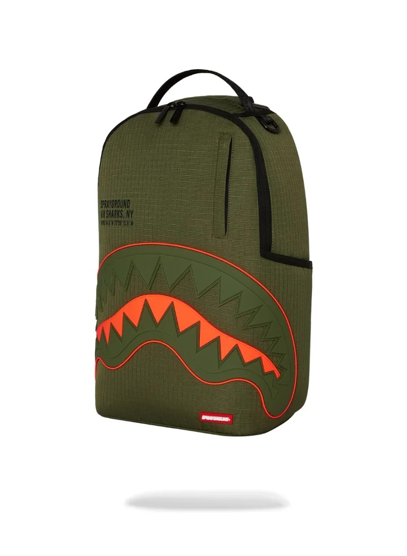 SPRAYGROUND SHARK CENTRAL ARMY DLX-RIPSTOP BACKPACK