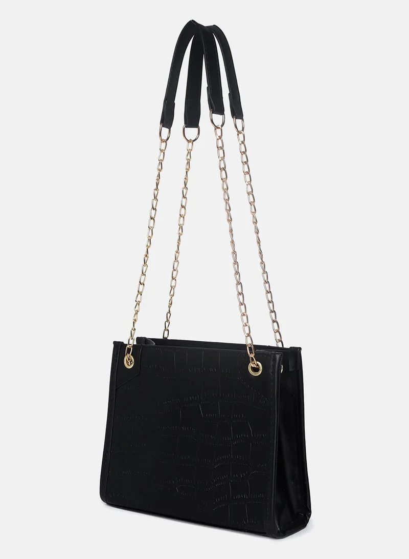 Haute Sauce Classic Companion Black Hand Bag