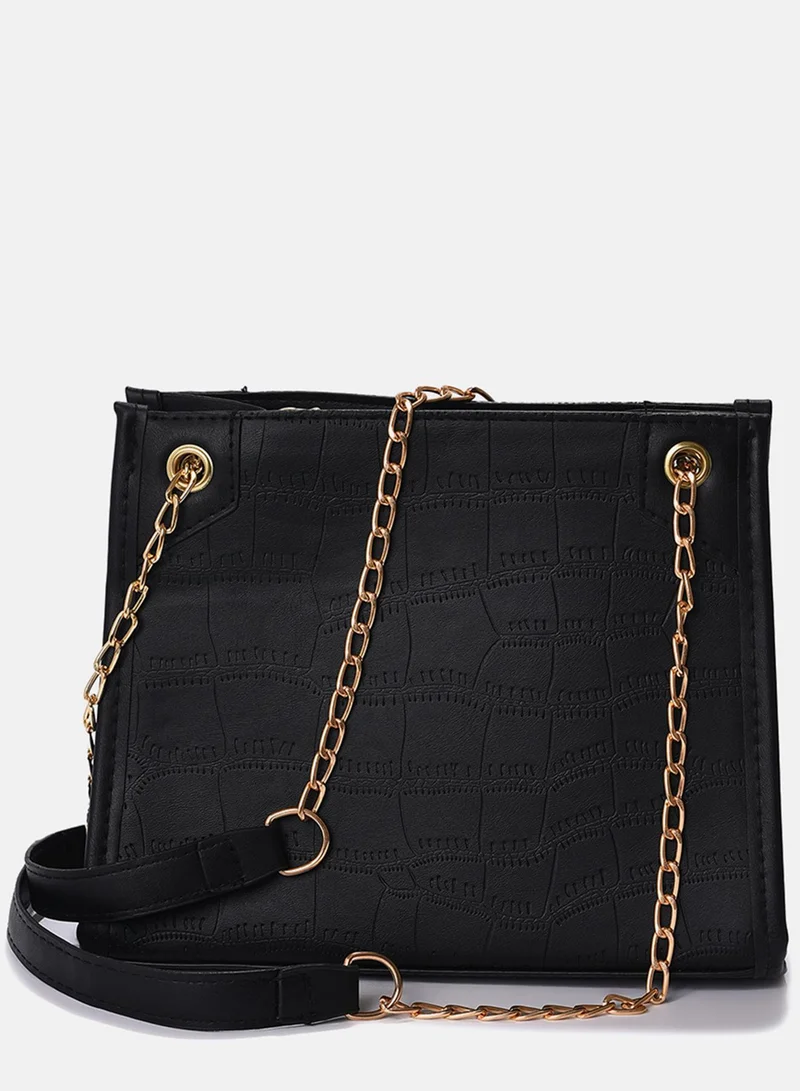 Haute Sauce Classic Companion Black Hand Bag