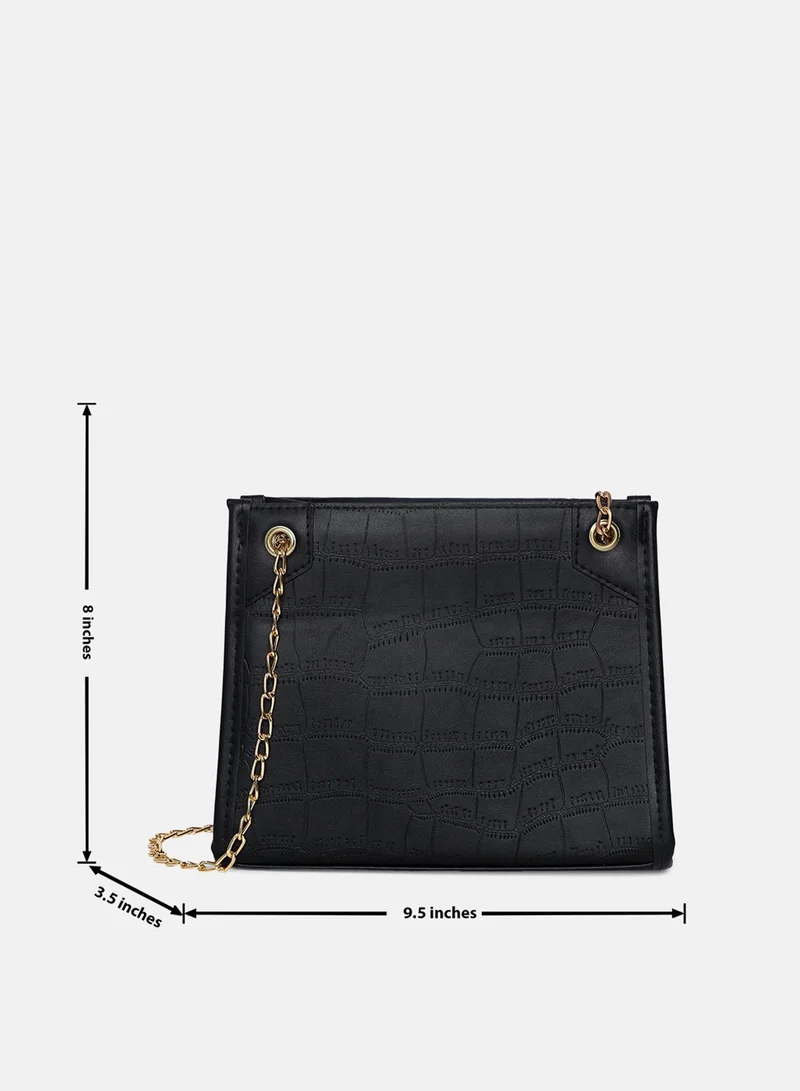 Haute Sauce Classic Companion Black Hand Bag