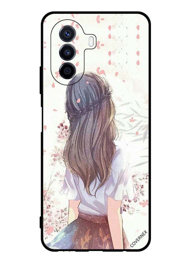 Covernex Protective Case Cover For Huawei nova Y70 Cute Girl In Deep Thinking - Image 1