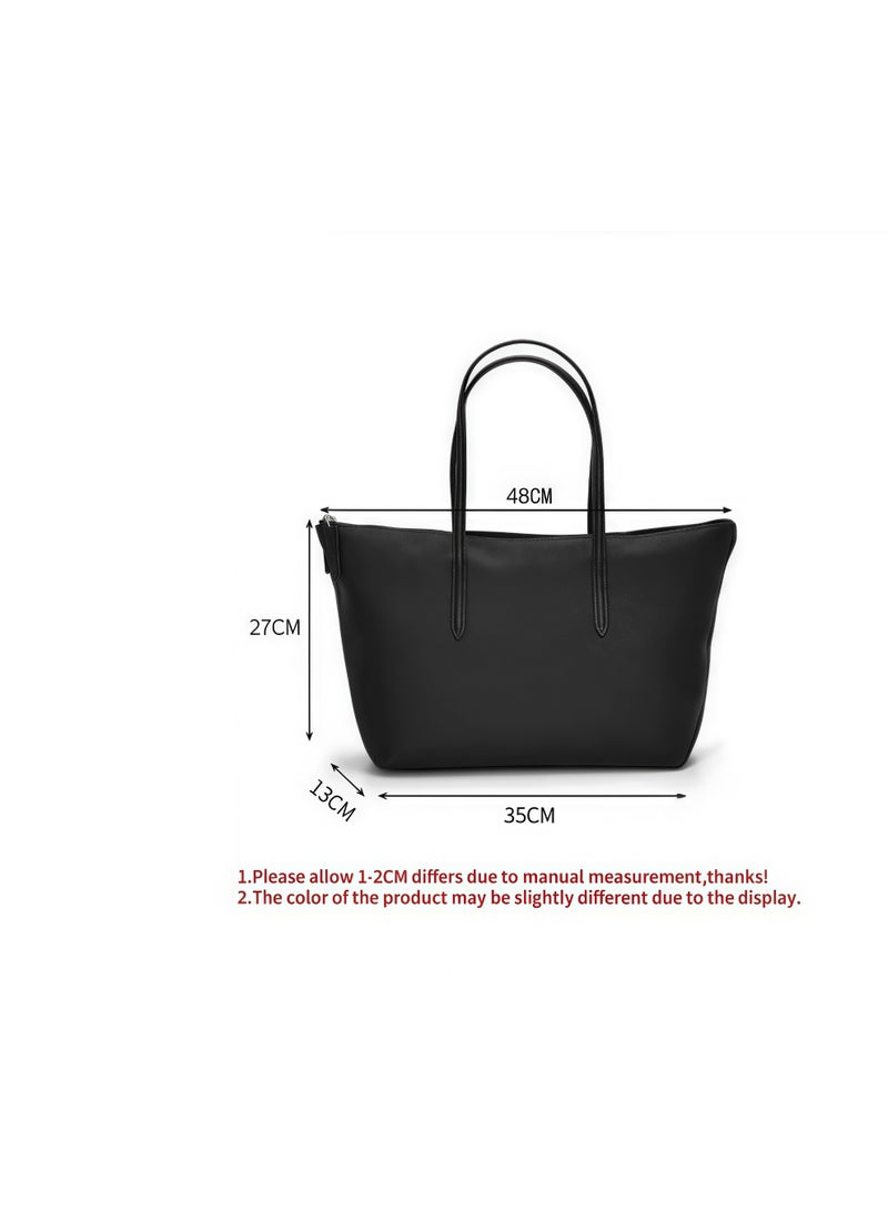 Lacoste Bag Large Shoulder Bag for Women Black Tote bags for Women Lacoste Crossbody Bag - Image 3