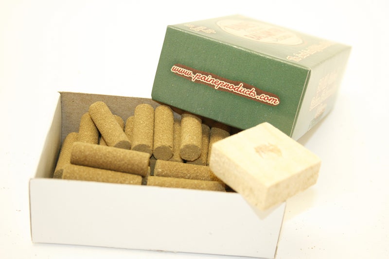 Paine's Incense & Burner Comes with 50 Balsam Fir Logs to Burn Wood Holder Lodge Style - Image 3