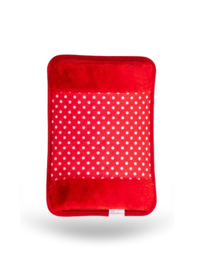 Lifenpure - electric rechargeable heating water bags for pain relief warming hand and relieve muscle aches and back pains red - Image 1