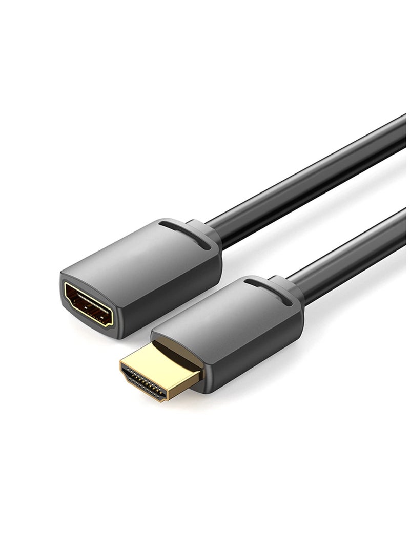 HDMI Extension Cable 4K HDMI Extender 10FT Male to Female Adapter Cord Compatible with Roku TV Stick PS5 PS4 Xbox Laptop PC Nintendo Switch Blu Ray Player Google Wii U HDTV - Image 1