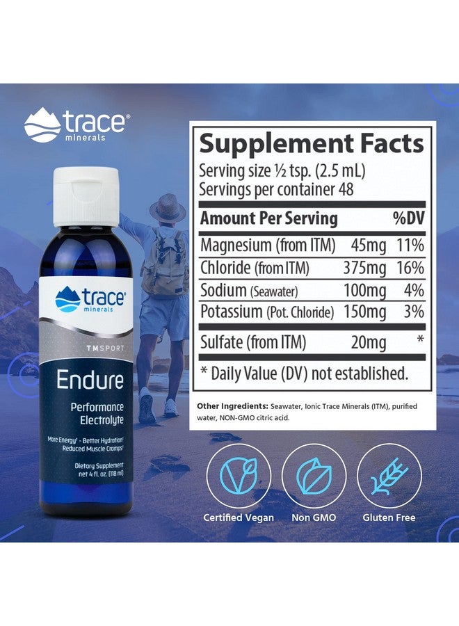 Trace Minerals Research Endure Performance Electrolyte 4 Ounce Bottle - Image 5