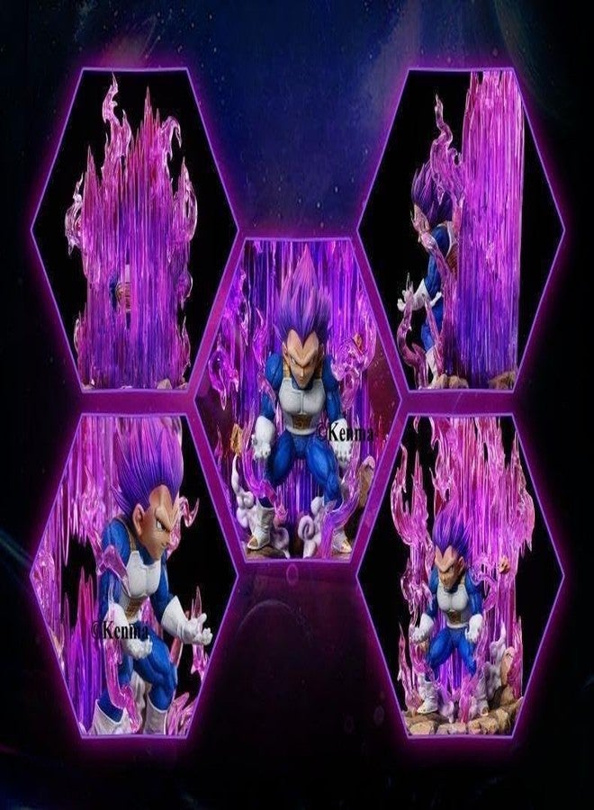 KENMA DBZ Super Saiyan Break Out God of Destruction Vegeta Prince Action Figure 15 Cms Anime Figurine Collectible Model Toy PVC - Image 3