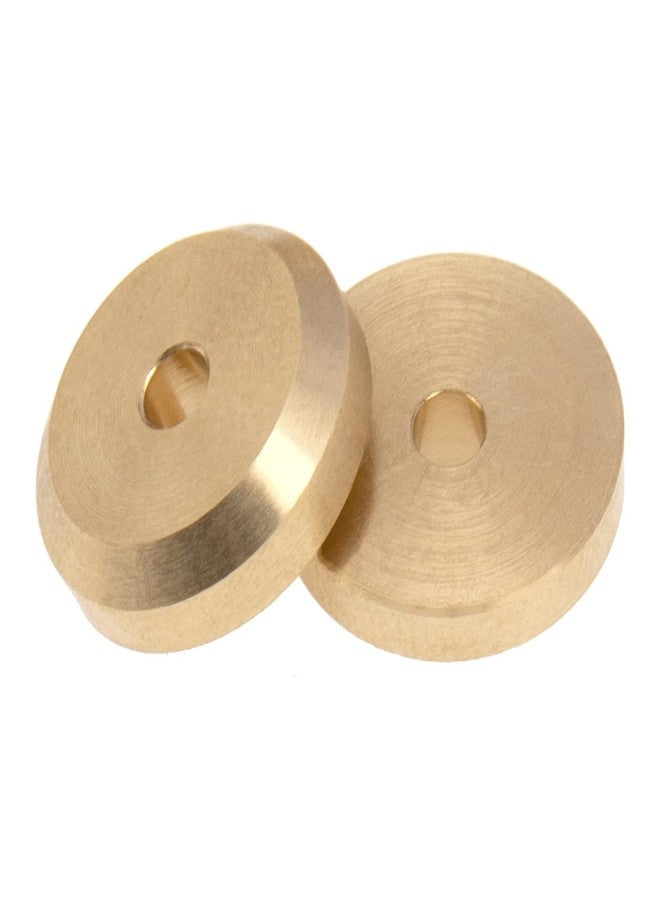 Vgoohobby 4Pack Vgoohobby 4mm Brass RC Wheel Weights Steel Drive Stub Balance Counterweight Compatible with Axial Scx24 90081 AXI00002 1/24 Crawler Car - Image 4