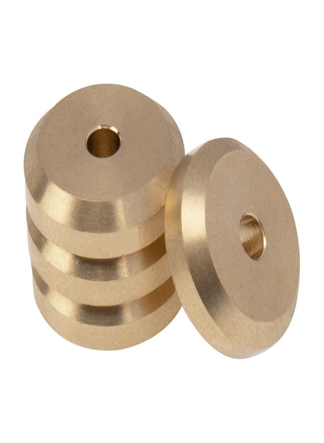 Vgoohobby 4Pack Vgoohobby 4mm Brass RC Wheel Weights Steel Drive Stub Balance Counterweight Compatible with Axial Scx24 90081 AXI00002 1/24 Crawler Car - Image 3