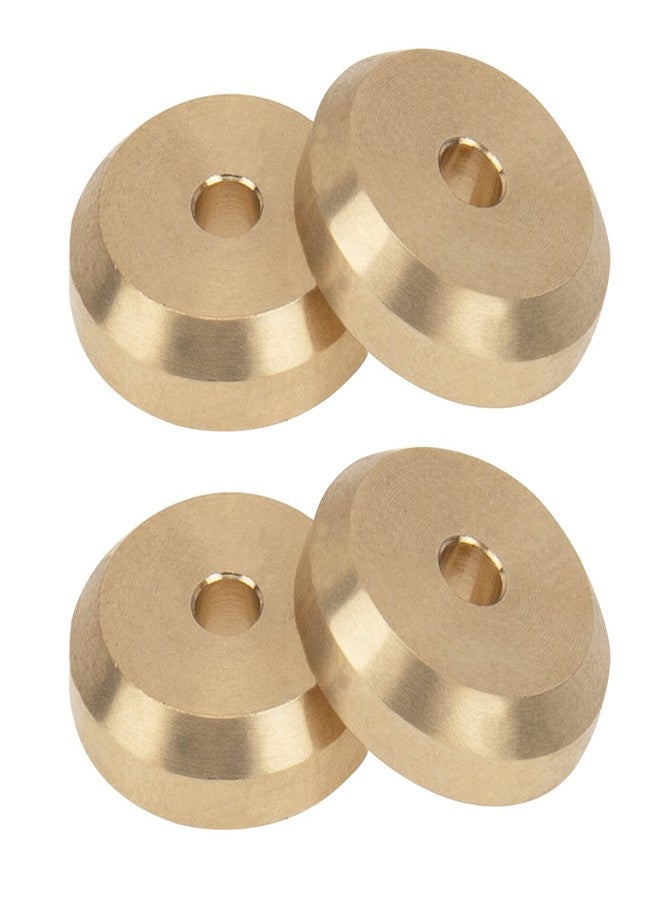 Vgoohobby 4Pack Vgoohobby 4mm Brass RC Wheel Weights Steel Drive Stub Balance Counterweight Compatible with Axial Scx24 90081 AXI00002 1/24 Crawler Car - Image 1