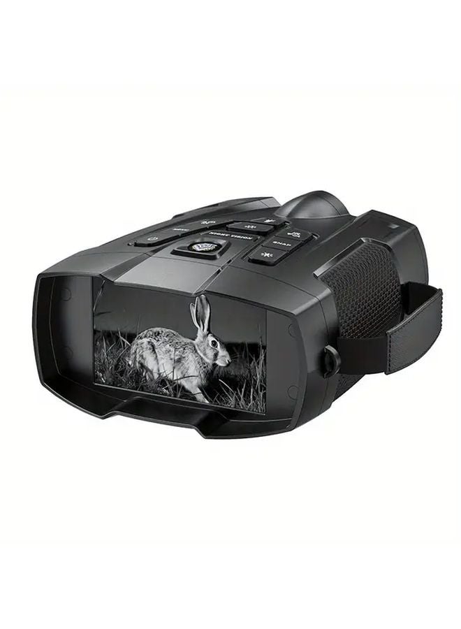 Black Dual Tube Infrared Digital Night Vision Device 4 Inch IPS Screen 10x Zoom USB Battery Power Outdoor Observation - Image 4