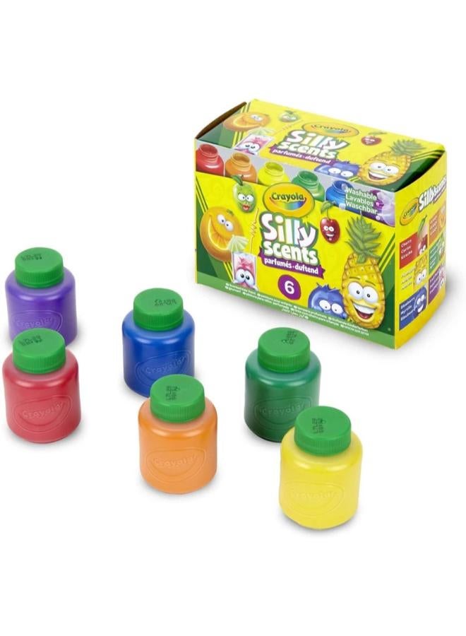 كرايولا Egl 6 ألوان فنية غير منطبعة قابلة للغسل من كرايو