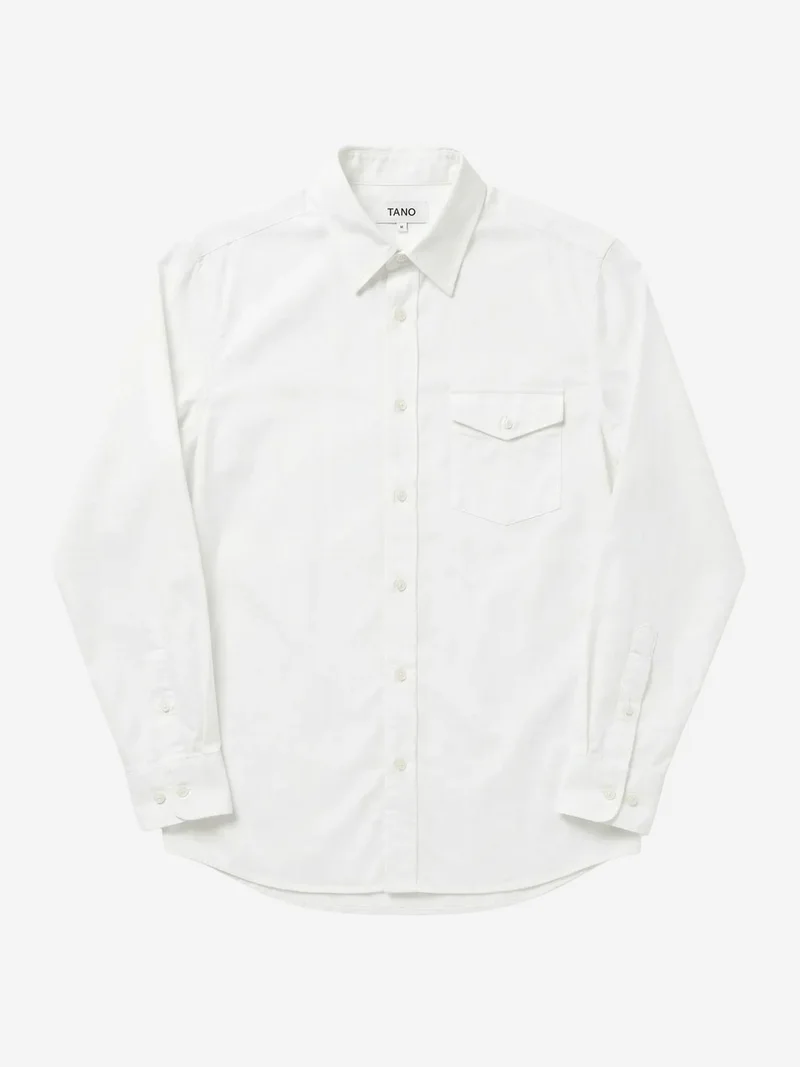 ماي فاشن MY FASHION Long Cotton Textured Shirt