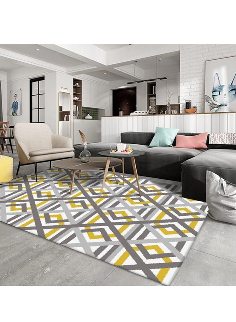 Sharpdo Soft Indoor Large Modern Area Rugs Shaggy Patterned Fluffy Carpets Suitable for Living Room and Bedroom Nursery Rugs Home Decor Rugs150*200CM - Image 2