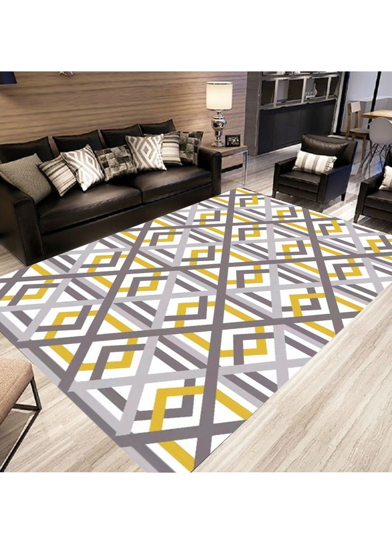 Sharpdo Soft Indoor Large Modern Area Rugs Shaggy Patterned Fluffy Carpets Suitable for Living Room and Bedroom Nursery Rugs Home Decor Rugs150*200CM - Image 1