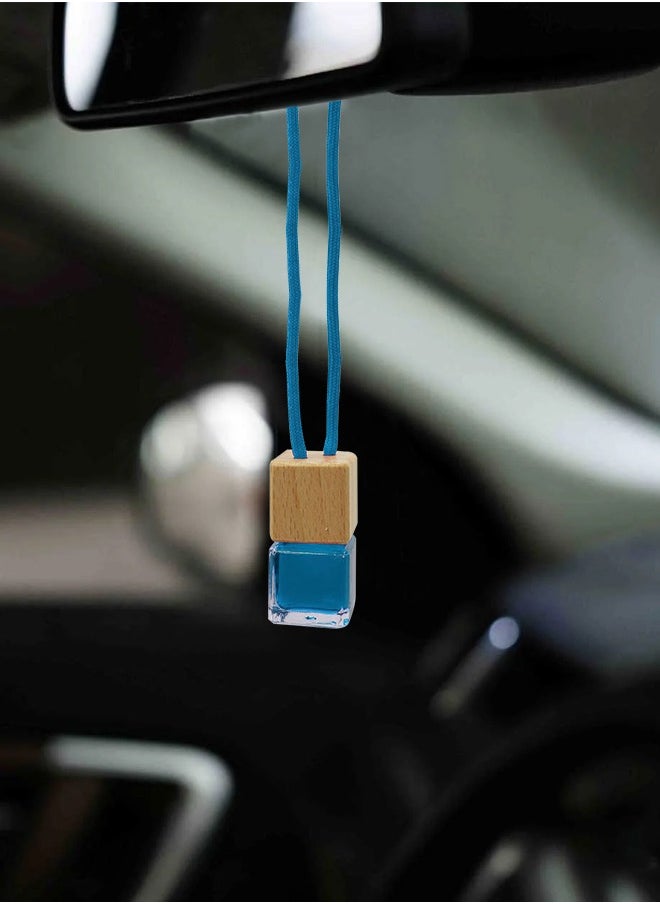 Generic - Ocean Fragrance Hanging Air Freshener with Wooden Cap – Long-Lasting Scent, Adjustable Cordb, - Image 1