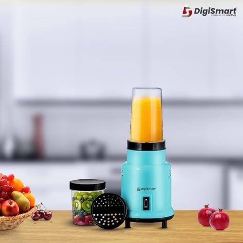 DIGISMART Mix Nutri Mixer Grinder With 2 Jar | 500 Watt | Surgical Stainless Steel Blades | Powerful Motor | Long Lasting Shock Proof Abs Body | Heavy Duty Motor with 2 Years Warranty - Image 2
