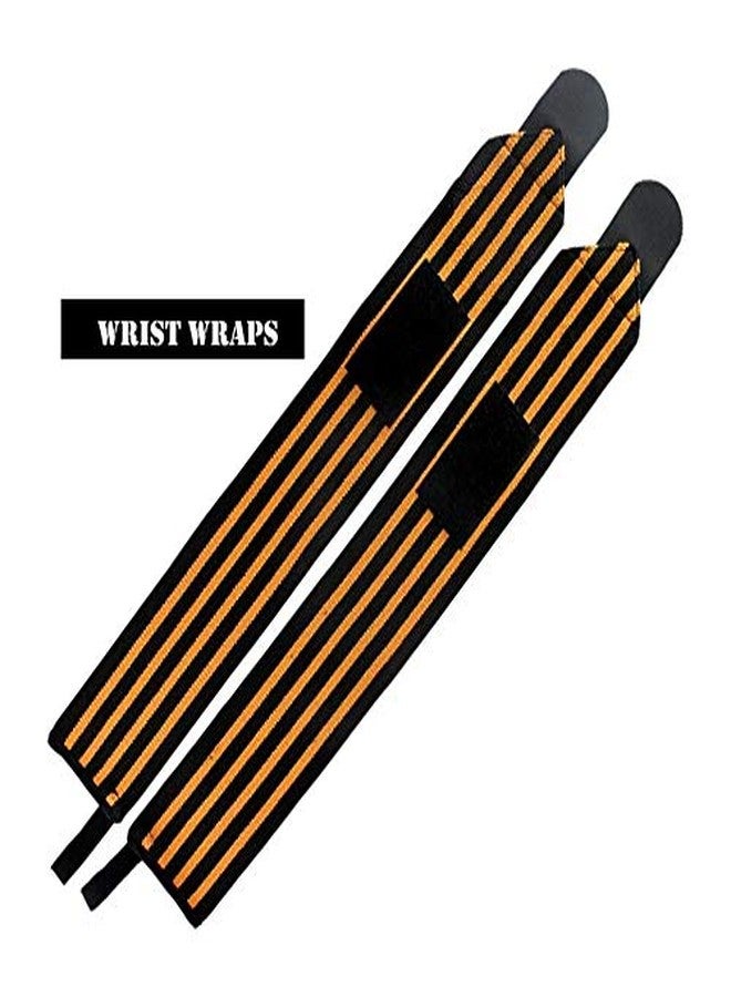 Tima Wrist Wraps 21" Professional Grade with Thumb Loops - Wrist Support Braces for Men & Women - Weight Lifting, Xfit, Powerlifting, Strength Training (Orange) - Image 4