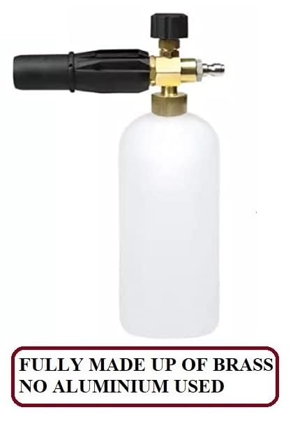 Generic NE Heavy Duty brass Foam Cannon Snow Lance Car Washing Foam Gun Bottle with brass neck and 14 connector  - Image 3