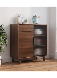 keke Modern Wooden Storage Kitchen Cabinet with Shelves for Living Room & Kitchen  - Image 1