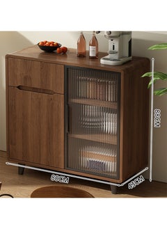 keke Modern Wooden Storage Kitchen Cabinet with Shelves for Living Room & Kitchen  - Image 2