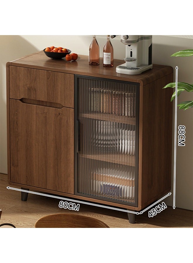 keke Modern Wooden Storage Kitchen Cabinet with Shelves for Living Room & Kitchen - Image 2