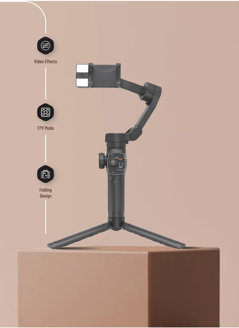 porodo AI Tracker Gimbal P9 - Black  - Image 2