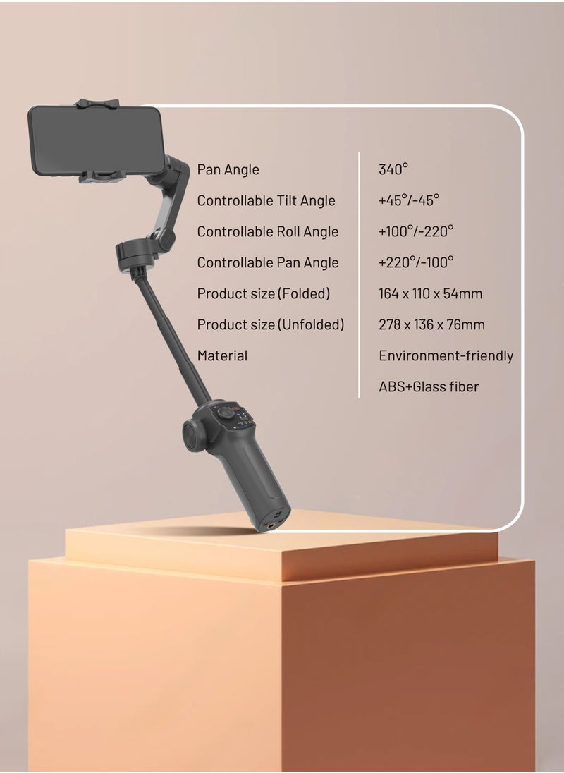 porodo AI Tracker Gimbal P9 - Black  - Image 5