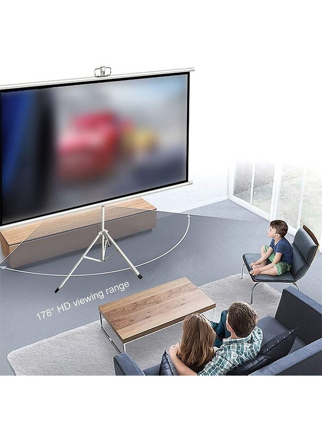 Taimi - Portable Tripod Screen Projector with Tripod Size 150X150cm - Image 1