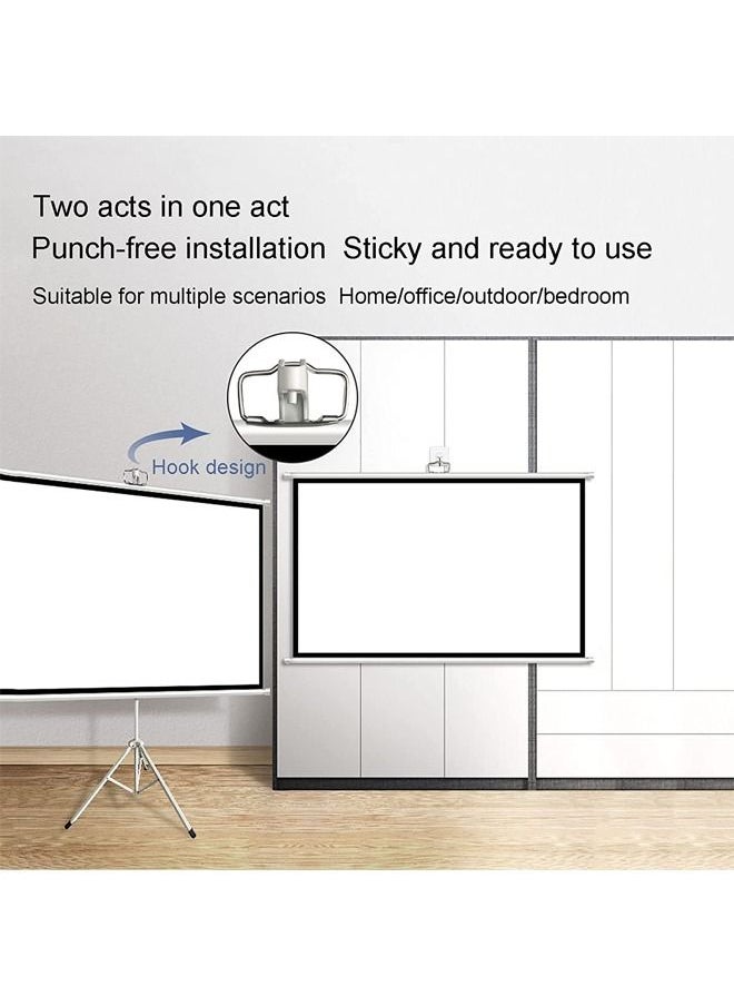 Taimi - Portable Tripod Screen Projector with Tripod Size 150X150cm - Image 1
