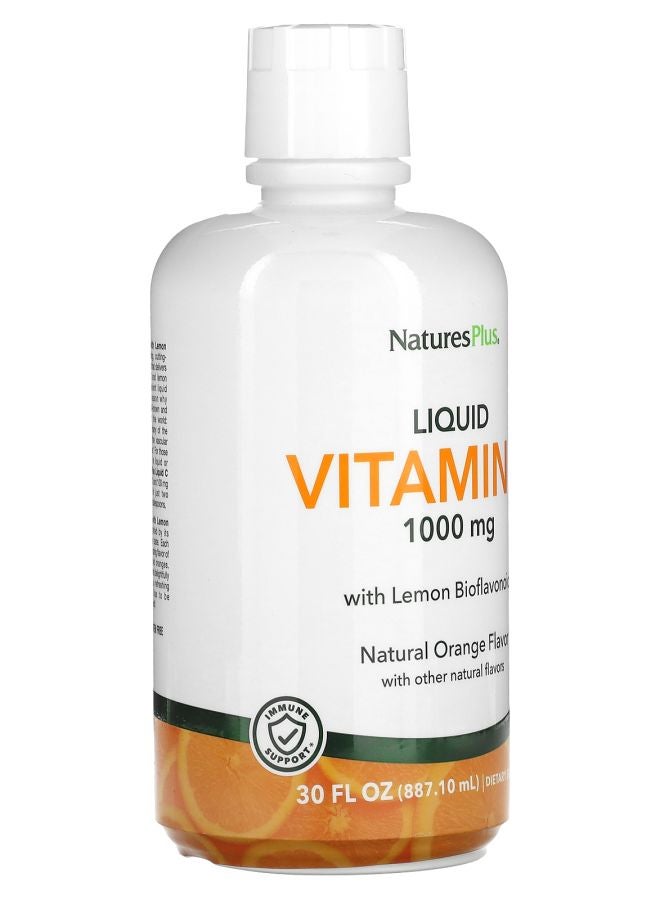 NaturesPlus Liquid Vitamin C Natural Orange 1000 mg 30 fl oz (887.10 ml) - Image 2
