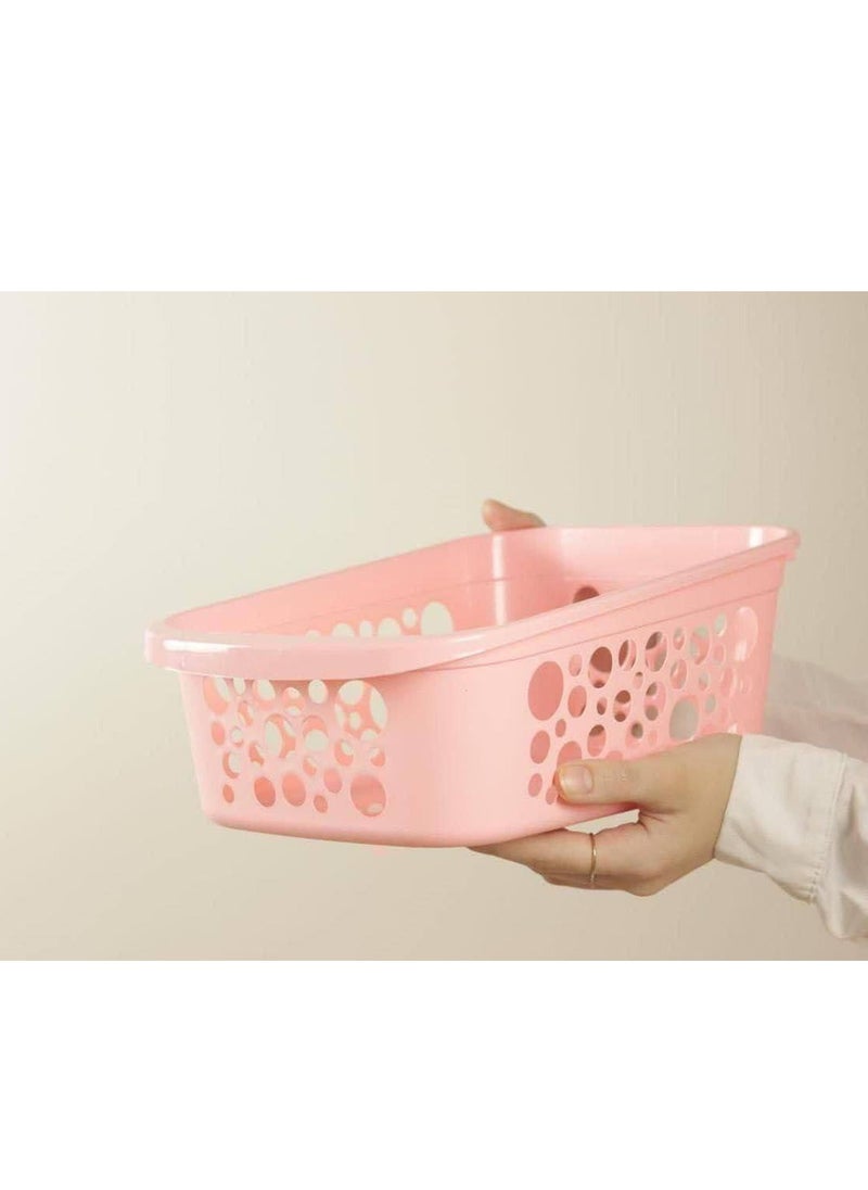Generic Wide Refrigerator Drawer Organizer – Practical Design for Efficient Food, Fruit & Vegetable Storage pink max  - Image 1