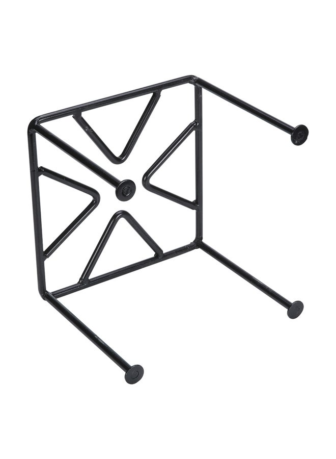 AL SANIDI Square Fire Stand, Portable mini barbecue charcoal grill for picnics, Black, Size 25*25 Cm - Image 4