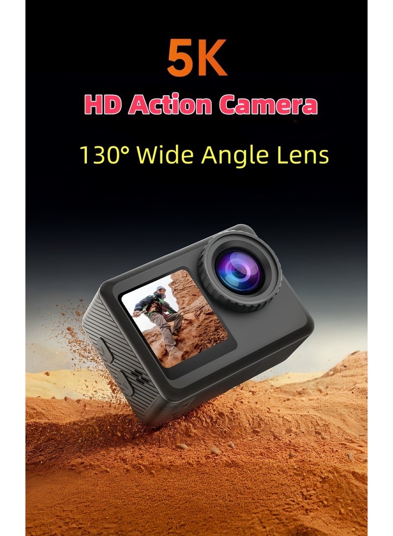 Blink True 5K Ultra HD Action Camera with Dual Screens, WiFi, Remote, 64GB Card & Waterproof - Image 5