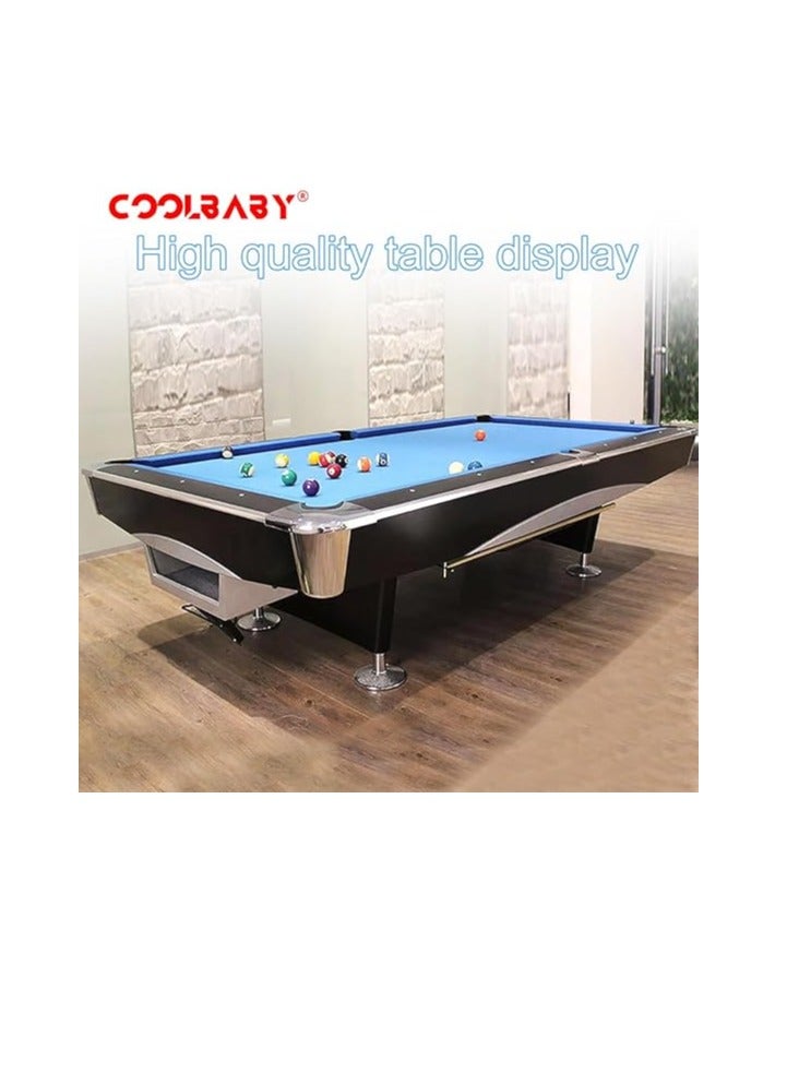 Cool Baby Style Indoor Luxury Pool Billiards Table 9ft Slate Club Pool Tables Professional Snooker & Billiard Table for Club Use Black  - Image 4