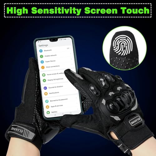 Eliane Universal Orig Bike Riding Gloves for Men, Motorcycle Bike Racing Riding Gloves, Motorcycle Gloves (2XL) - Image 3