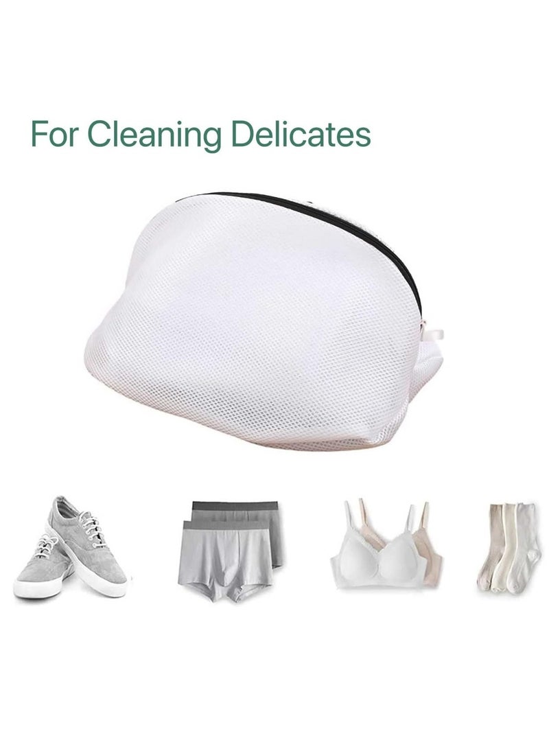 Shoe Washing Bags-Pack of 2 Reusable Mesh Shoe Laundry Bags-Shoe wash bag for Sneakers, Trainers, Running Shoes-Fit up to Size 12  - Image 4