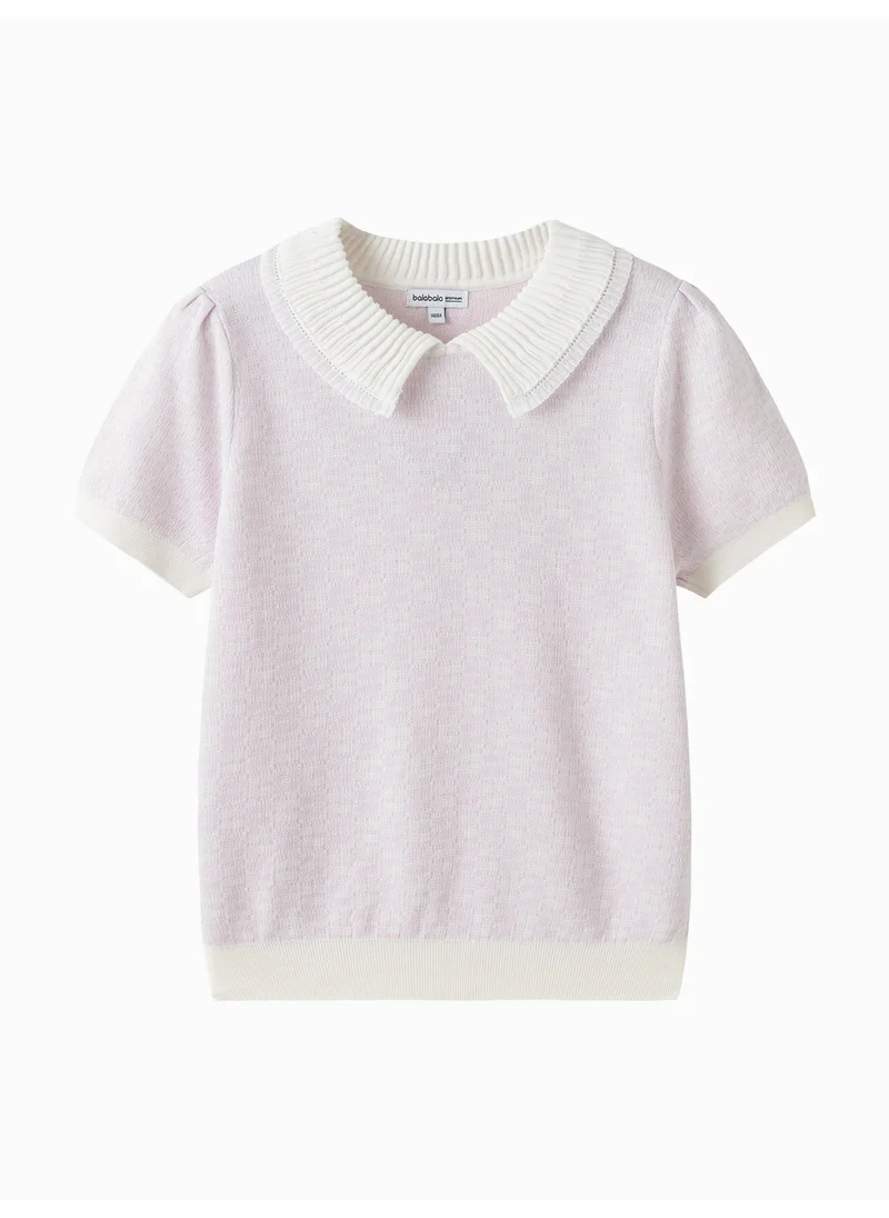 بالابالا Kids Girl Lapel Sweater