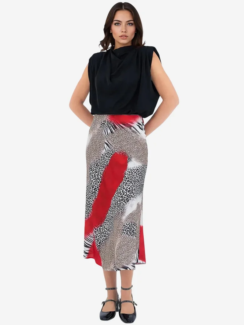 بيغ دارت تنورة ميدي بقصة  مرنة من