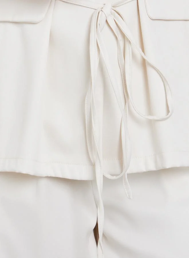 Styli  Styli Off White Casual Blazer and Trouser Co-ords for Women | Best Price UAE