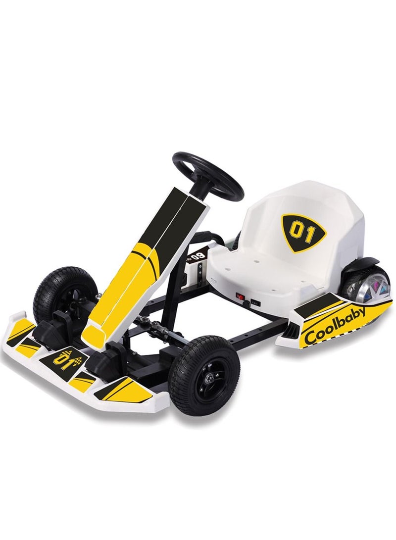 Cool Baby Crazy Drift Electric Scooter Go Cart Kating Car Battery Powered 4 Wheel Racer For Kids, Adult Pedal Car For Outdoor, Ride On Toy，DP-10 Boy gift(Include Bluetooth) - Image 1
