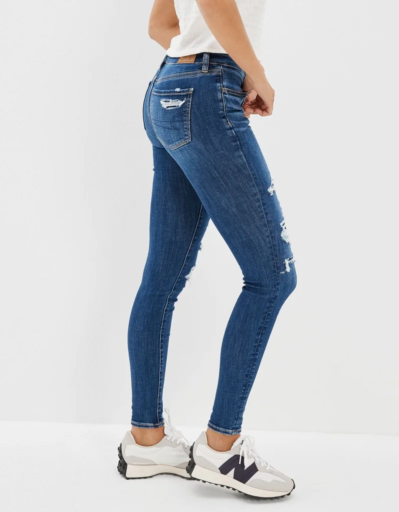 American Eagle AE Ne(x)t Level Ripped Low-Rise Jegging