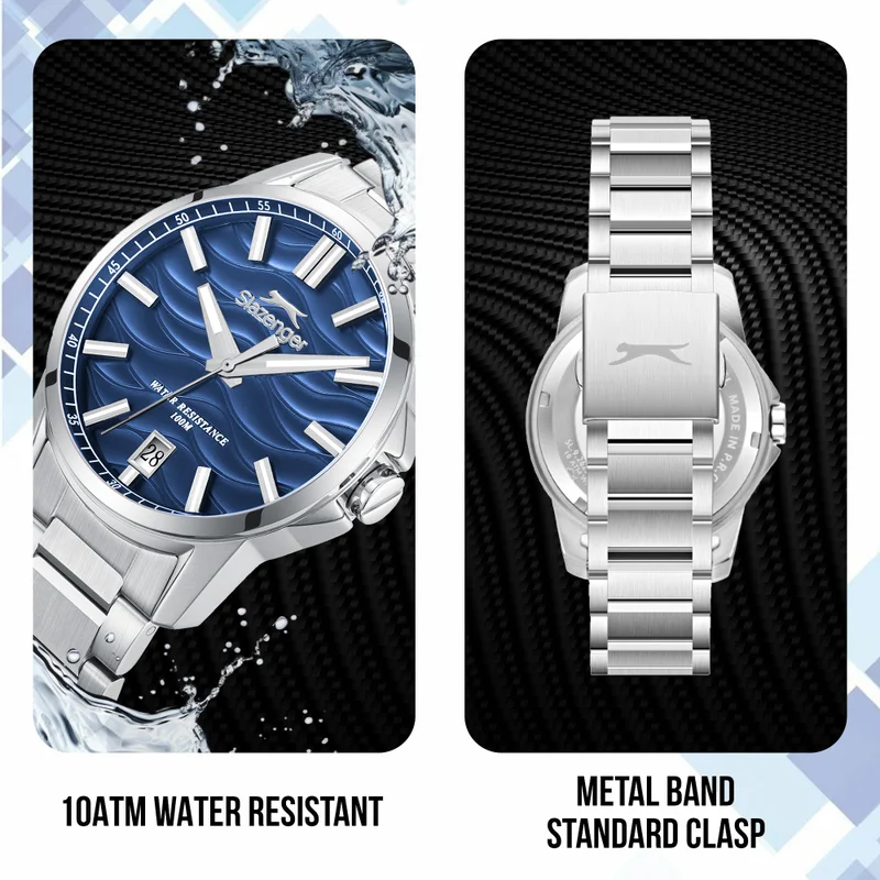 Slazenger  Men's Metal Analog Watch SL.9.2623.1.390 - 42 mm  | Best Price UAE